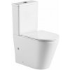 EBS Urban WC kombi mísa Vortex 62x84 cm s nádržkou a sedátkem, bílá