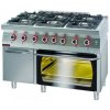 Kromet Plynový sporák s plynovou rúrou | 700.KG-6/PG-2/SD