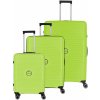 Cestovné kufre set 3ks Travelite Orbita S,M,L 208 L zelená