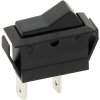 Kolískový vypínač ASW-09 čierny 2PIN