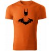 T-ričko Batman pánske tričko Farba trička: Oranžová, Farba potlače: Čierna, Veľkosť: 4XL