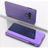 Knižkové puzdro Electroplating Mirror na LG K61 - Fialovomodrá