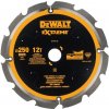 DeWALT DT1474 Rezný kotúč na cementovo-vláknité dosky, 250 x 30 mm, 12 zubov
