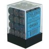 Hracie kocky Chessex Opaque Dusty Blue/Gold