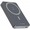 Powerbank SWISSTEN Fusion 10000 mAh pre Apple Watch / MagSafe - strieborná