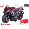 Wiky Vehicles Motorka skrutkovacia s efektmi červená 20 cm český obal