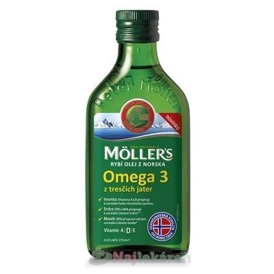 MOLLER´S Omega 3 RYBÍ OLEJ Natur, 250ml