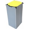 Kôš na odpadky kovový Artex 120l sivý