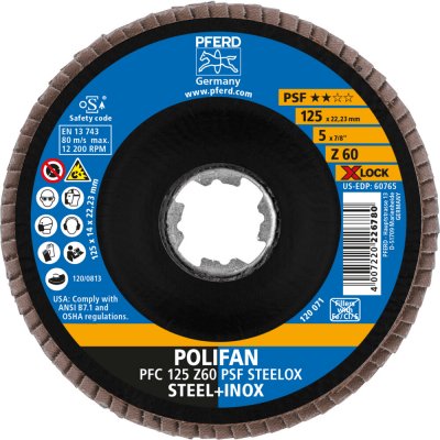 Pferd lamelový brúsny kotúč 125 mm Z60 67666126