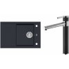 Alveus SET A448 Twilight 05 SETA448 - Drez Granitový Formic 30 - 760x500mm, vanička 350x420x200mm + bateria Zina