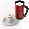 Bialetti Napeňovač mlieka MKF02 rosso, elektrický napeňovač mlieka