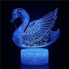 Beling 3D lampa Labuť, 7 farebná S4ADD2121DCFCCV