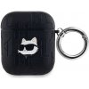 Karl Lagerfeld PU Embossed Choupette Head Puzdro na AirPods 1/2 KLA2PGCHPK