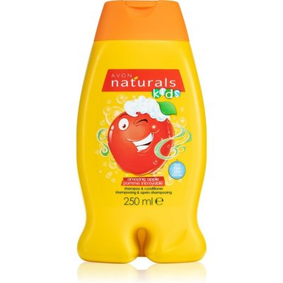 Avon Naturals Kids Amazing Apple šampón a kondicionér 2 v1 pre deti s vôňou Amazing Apple 250 ml