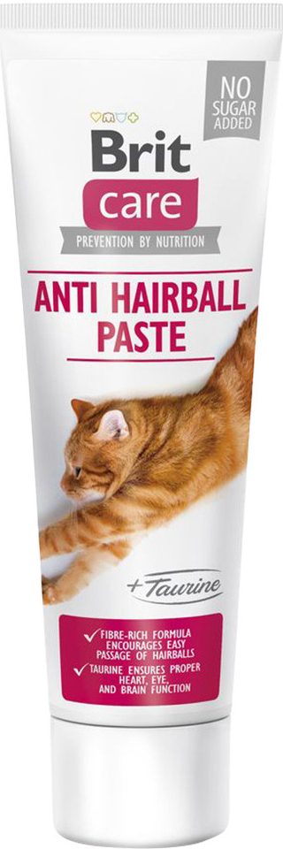 Brit Care Cat Paste Anti Hairball s taurínom 3 x 100 g