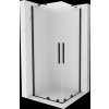 MEXEN/S - Velar Duo sprchovací kút, posuvné dvere 80 x 80, dekor, čierna 871-080-080-32-70