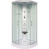 Sanotechnik Rakúsko Sanotechnik QuickLine Scala, sprchový box štvrťkruh 90x90x215cm, biely, CL106