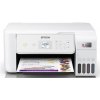 Epson EcoTank ET-2876 - Multifunkční tiskárna - barva - tryskový - ITS - A4 (média) - až 10 stran/min. (tisk) - 100 listy - Wi-Fi, USB - bílá