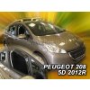 Deflektory na Peugeot 208 5-dverí 2012-2019 (predné)