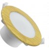 NEDES LDL153/WL Zapustené podhľadové LED svietidlo 7W, 4000K, 520lm, IP44, imitácia dreva