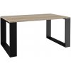 TOPESHOP MODERN, konferenčný stolík, dub Sonoma / čierna