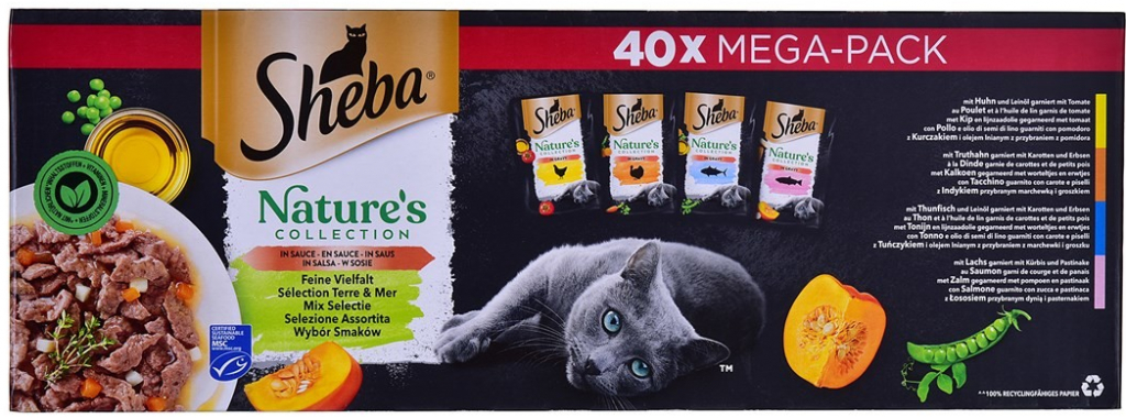 Sheba Nature\'s Collection Mix 40 x 85 g