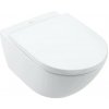 Villeroy & Boch 4670TS01 - Závesné WC so sedátkom SoftClose SUBWAY keramika/biela 4670TS01 + záruka 3 roky zadarmo