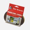 Den Braven Samolepiace tesnenie D-profil z EPDM gumy, hnedá, 9 x 6 mm, 6 m