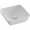 Ravak Uni Slim umývadlo 38x38 cm štvorec pultové umývadlo biela XJX0E138000