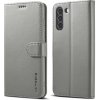 Puzdro na Samsung Galaxy S21 FE LC.IMEEKE sivé