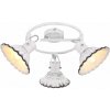 GLOBO 54050-3 JOWITA stropné bodové svietidlo/spot D290mm 3xE27 biela patina, čierna
