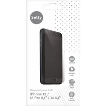 SETTY tvrdené sklo SETTY 2,5D pre iPhone 13/13Pro 6,1" / 14 6,1" GSM171626