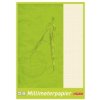 Milimetrový papier Herlitz, A4, 80g, 25 listov