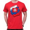 Fajntričko Tričko - Slovensko FAN, Farba **červená**, Strih/ Variant Pánsky/UNISEX