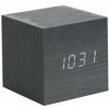 Dizajnový LED budík - hodiny 5655BK Karlsson 8cm (8714302617713)