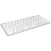 A4tech FBX51C, bezdrátová kancelářská klávesnice,BT/2,4 Ghz USB, CZ, bílá