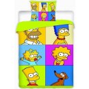 Jerry Fabrics obliečky Simpsons Family bavlna 140x200 70x90