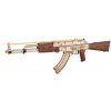 Robotime Rokr Drevené mechanické 3D puzzle AK-47 Rifle 315 ks