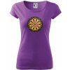 Terč na šípky - Dámske tričko Pure - 2XL ( Fialová )