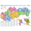 Slovensko administratívna mapa 1: 460 000 lamino+ lišta Shocart