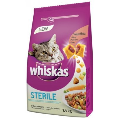 Whiskas Sterile kurací 1,4 kg