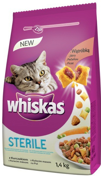 Whiskas Sterile kurací 1,4 kg