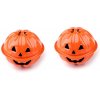 Pro Háčkování Rolnička dýně halloween 30 mm oranžová 2 ks