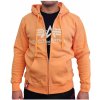 Alpha Industries Basic Zip Hoody PP pánska mikina tangerine Farba: oranžová, Veľkosť: L