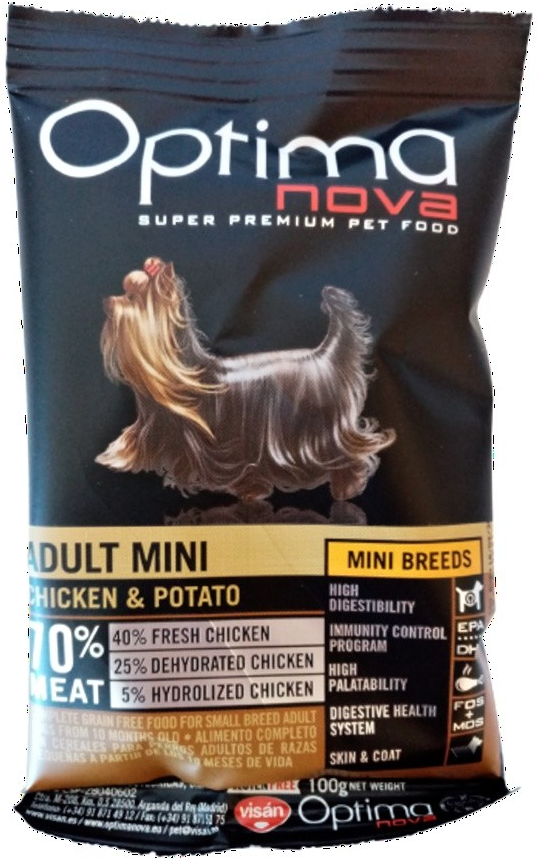 OPTIMAnova Dog Adult Mini Chicken & Potato GF 0,1 kg