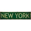 Ceduľa New York - 40cm x 10cm Plechová tabuľa
