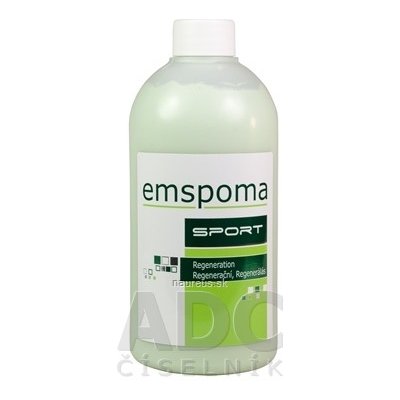 JUTTA s.r.o. EMSPOMA Regeneračná "Z" - zelená masážna emulzia 1x500 ml 500 ml