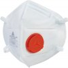 DELTA Delta Plus Skladací respirátor FFP3 z netkaného syntetického vlákna M1302VBC_ Biela, Nastaviteľný remienok