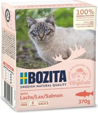 Bozita Cat kousky v omáčce s lososem 370 g