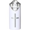 Cortina Led sviečka Rico, bielo strieborná 12,5 cm, 1 ks